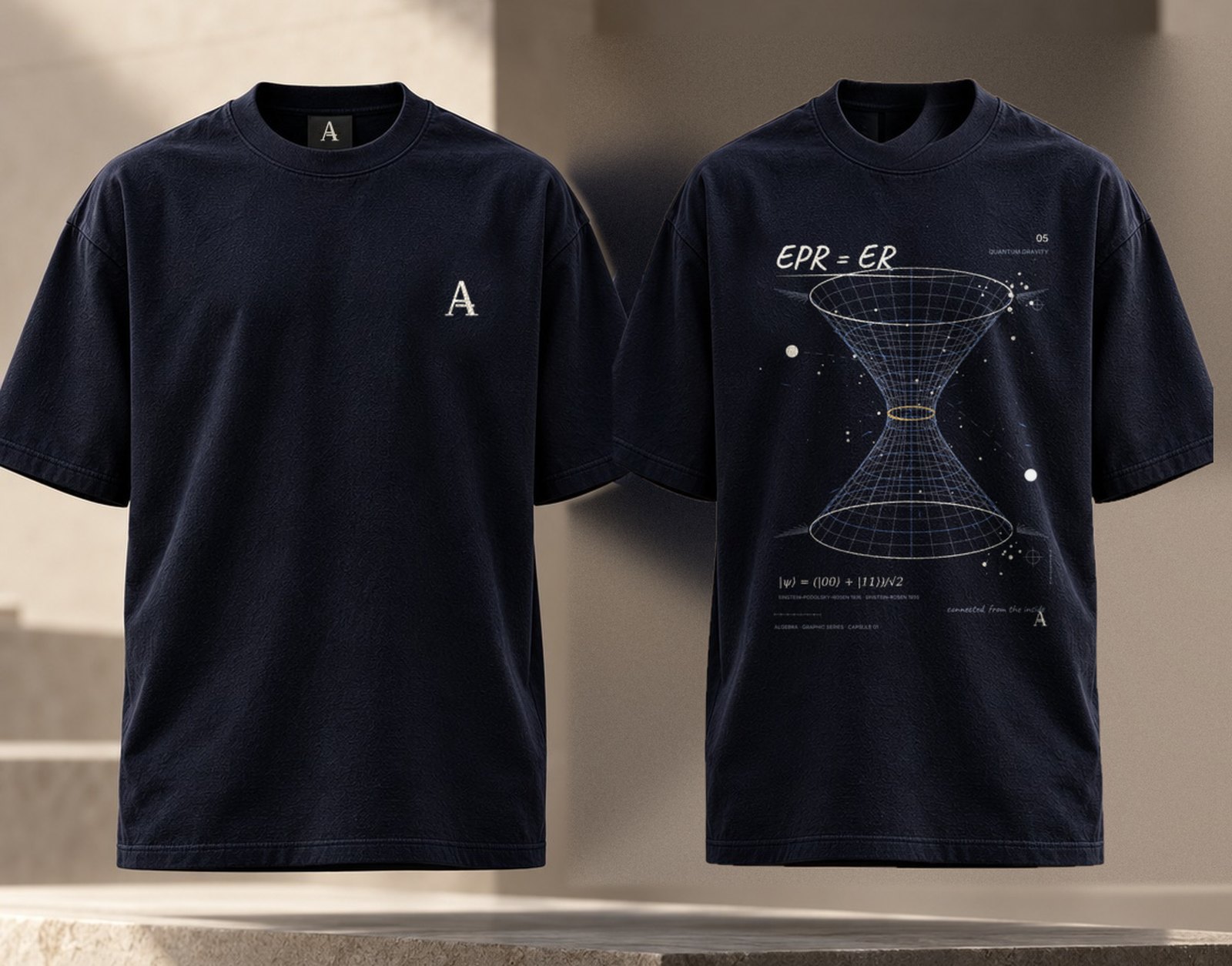 EPR = ER 05, Deep Navy: Vorderseite / Rückseite
