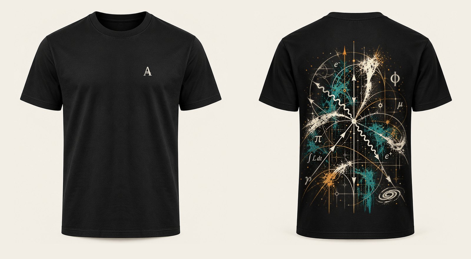 Feynman 13, Black: Front / Back