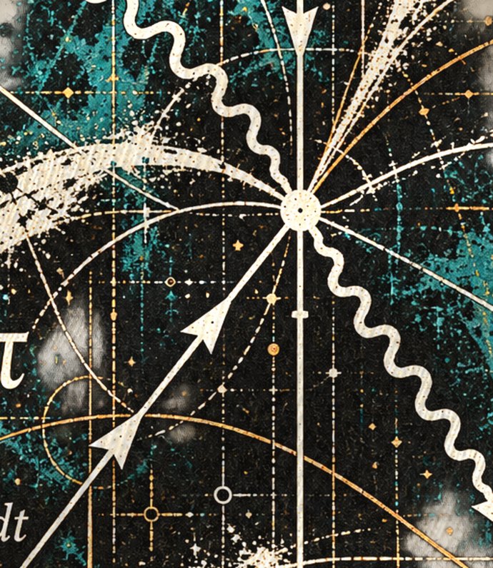 Feynman 13, Print detail, Ivory
