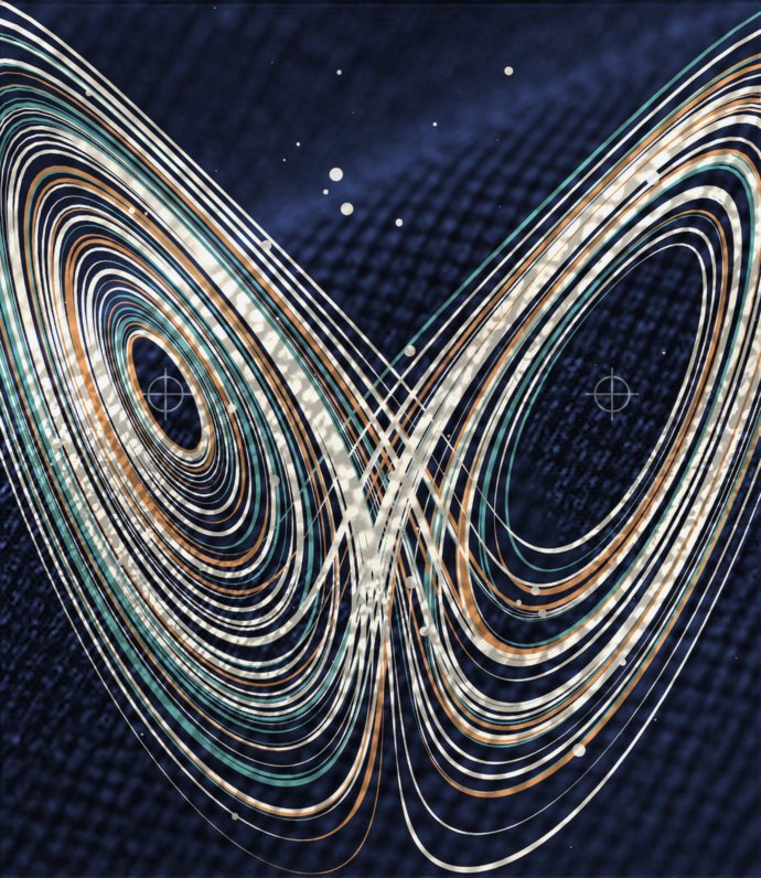 Lorenz 07, Print-Detail, Deep Navy