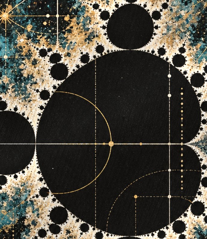 Mandelbrot 09, Print-Detail, Ivory