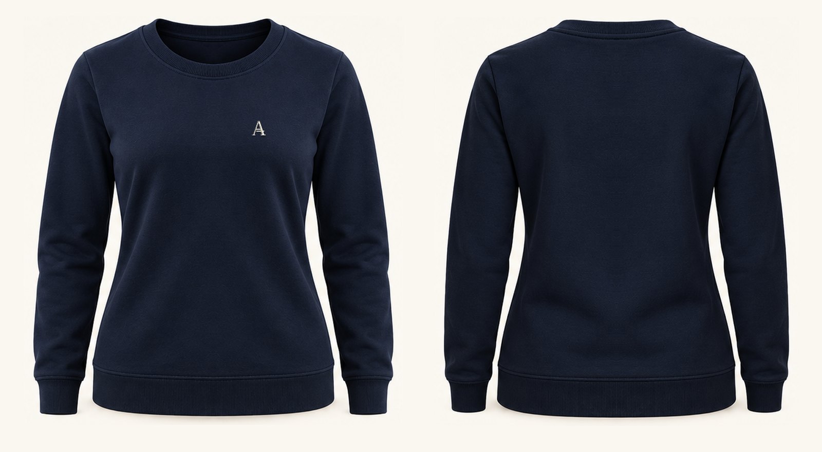 The Crew · Damen, Deep Navy: Vorderseite / Rückseite