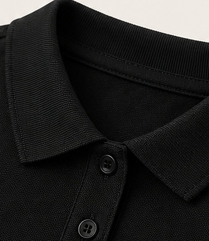 The Polo · Women, Collar, Black