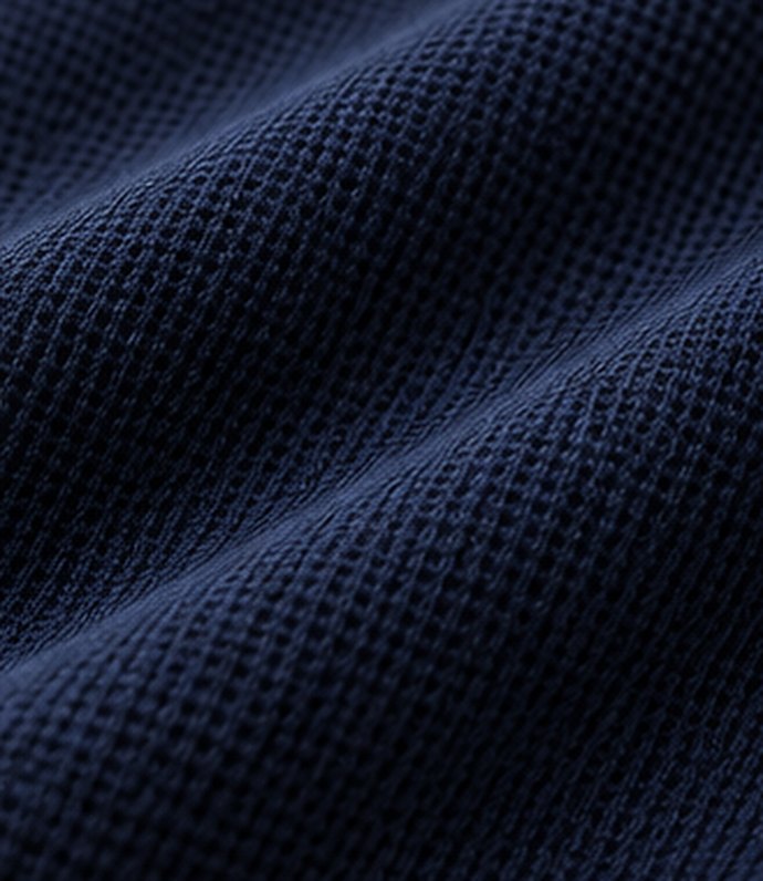 The Polo · Women, Fabric, Deep Navy